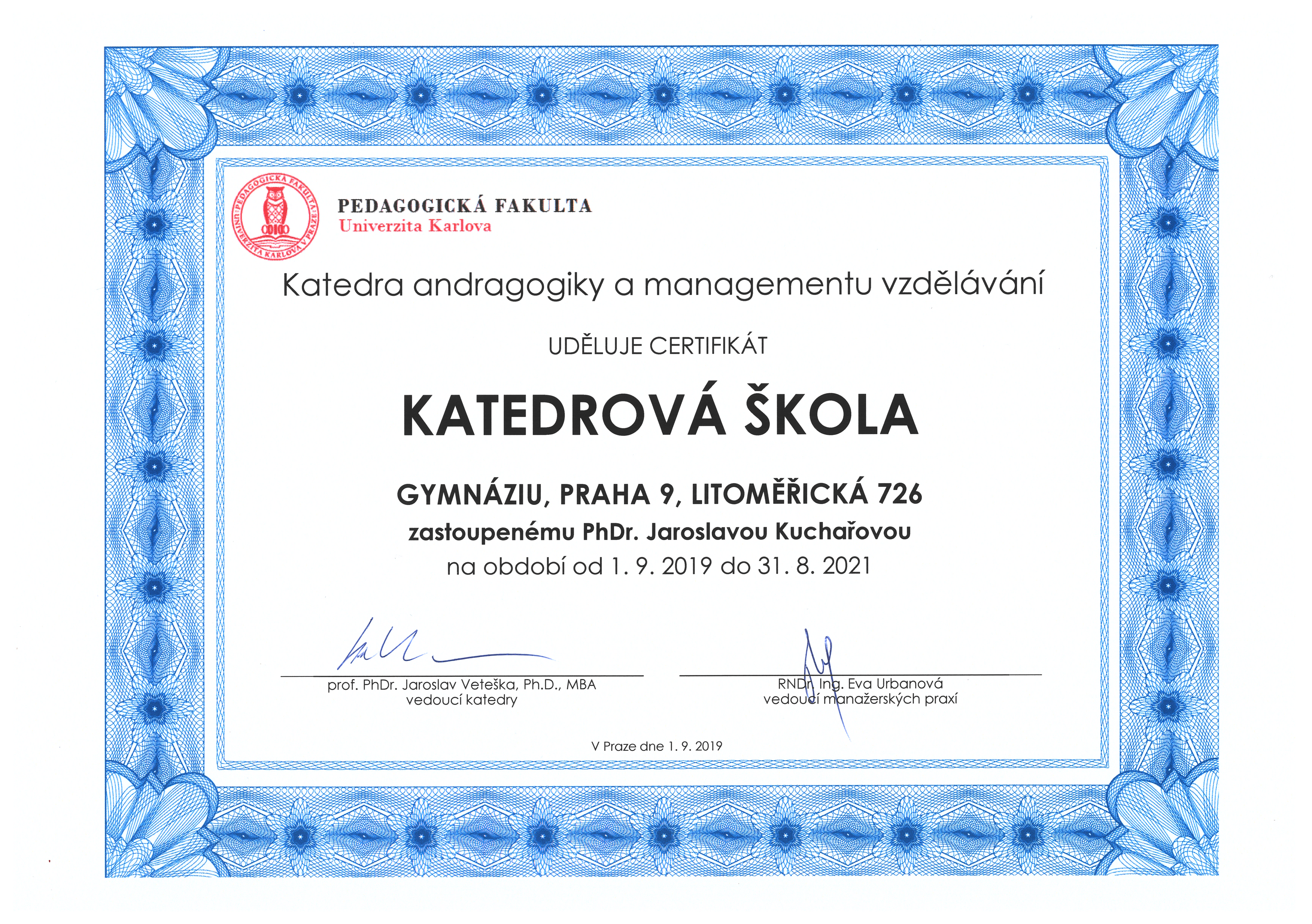 Katedrová škola PedF UK